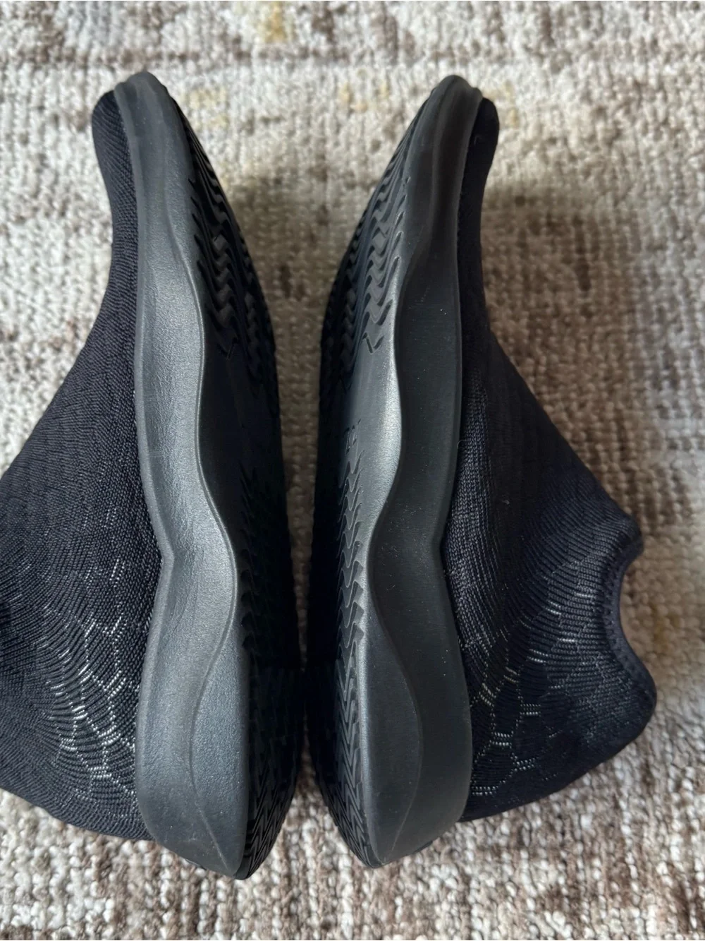 NWOB Vessi Skyline Knit Sneaker In Black